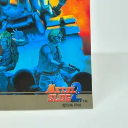 Main visual Metal Slug 2 SNK Trading Card Arcade ROUND2 1998 Japan RETRO - Image 5