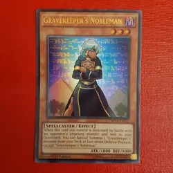 Yugioh Gravekeeper's Nobleman MP14-EN212 1st Edition - Image 3