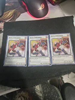 3X Accel Synchron - LED6-EN028 - Common 1st Edition yugioh PLAYSET - Image 1