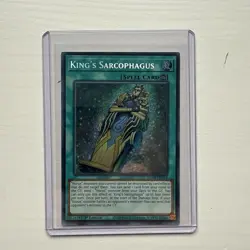 King's Sarcophagus MP24-EN125 Prismatic Secret Rare Near Mint 1st Edition Yugioh - Image 1