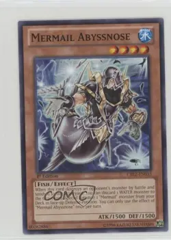 Mermail Abyssnose 1st Ed. YuGiOh Cosmo Blazer #CBLZ-EN033 - Image 1