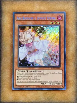 Yugioh Ash Blossom & Joyous Spring RA01-EN008 Secret Rare 1st Ed NM - Image 1