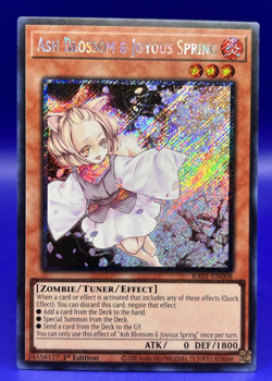 Yugioh Ash Blossom & Joyous Spring RA01-EN008 Secret Rare 1st Ed NM - Image 1