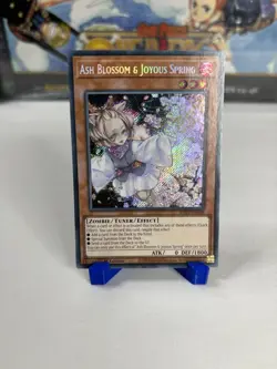 Yugioh Ash Blossom & Joyous Spring RA01-EN008 Secret Rare 1st Ed NM - Image 1