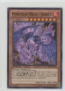 Pyrotech Mech - Shiryu 1st Ed. YuGiOh Cosmo Blazer #CBLZ-EN041 - Image 1