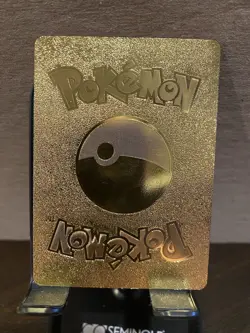 Blaziken Foil Metal Pokemon Pokemon Fan Art Collectible Card Trading - Image 2