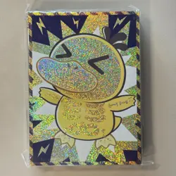 Koduck Biri Biri Shock 60 Count Pokemon Card Deck Sleeves Holographic Glitter - Image 1