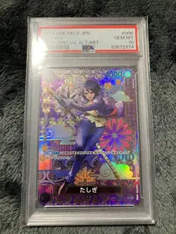 One Piece Card PSA10 Tashigi SP ST06-006 C Japanese - Image 1