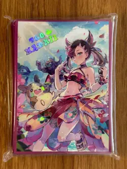 Marnie Morpeko Toxtricity Pokemon Card Deck Sleeves Tropical Design 60 Count - Image 1