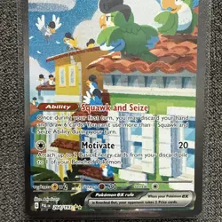 Pokemon Card Squawkabilly ex 264/193 SIR Paldea Evolved Holo Near Mint - Image 3