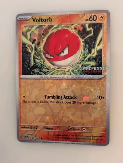 CUSTOM CARD Voltrob Professor Program COSMO Holo Pokemon Custom Card - Image 3