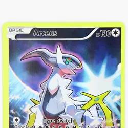 Arceus XY116 Promo LP Pokemon TCG Card Legendary Holo Rare XY Black Star - Image 2