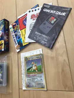 Pokemon Card GB GAME BOY Color Software Dragonite Promo Holo Nintendo 1998 Toy - Image 3
