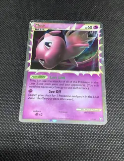Pokemon TCG Mew (Prime) 97/102 HG SS Triumphant Shiny/ Holo Card NM - Image 5