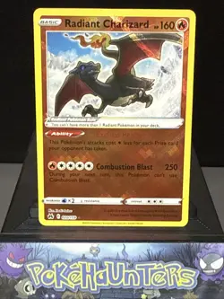 Pokemon Card Radiant Charizard 020/159 Crown Zenith Rare Reverse Holo Played - Image 1