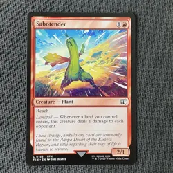 Sabotender 0153 MTG: Final Fantasy (FIN) Near Mint (NM) - Image 1