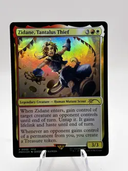 Zidane, Tantalus Thief 0005 Foil Promo Final Fantasy FIN MTG NM - Image 1