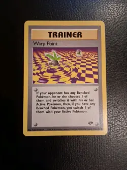 Pokemon Gym Challenge Warp Point #126/132 Nintendo NM Vintage Vtg Card WOTC TCG - Image 1