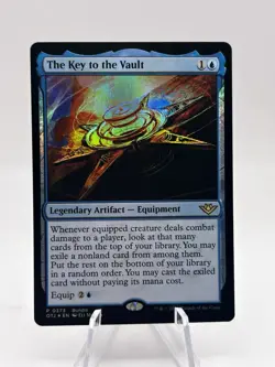 The Key to the Vault 0373 Foil Promo Outlaws Of Thunder Junction OTJ MTG NM - Image 1