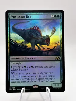 Agonasaur Rex 0151 Foil Aetherdrift DFT MTG NM - Image 1
