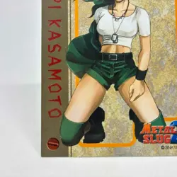ERI KASAMOTO Metal Slug 2 SNK Trading Card Arcade ROUND2 1998 Japan RETRO - Image 5