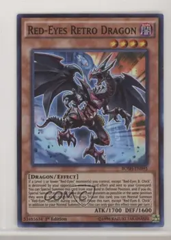 Red-Eyes Retro Dragon 1st Ed. YuGiOh Breakers of Shadow #BOSH-EN095 - Image 1