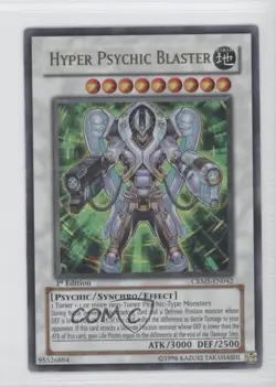 UR - Hyper Psychic Blaster 1st Ed. YuGiOh Crimson Crisis #CRMS-EN042 2008 - Image 1