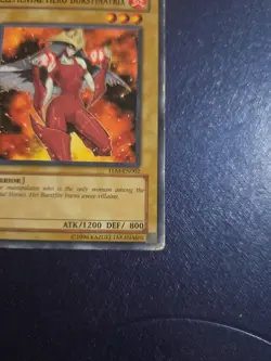 YuGiOh! ELEMENTAL HERO BURSTINATRIX Card Light TLM-EN002 - Image 3