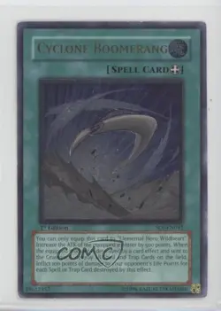 UL - Cyclone Boomerang 1st Ed. YuGiOh Shadow of Infinity #SOI-EN042 2006 - Image 1