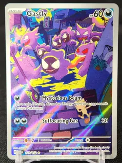 Gastly 177/162 Illustration Rare Temporal Forces Holo Pokemon Card NM - Image 1