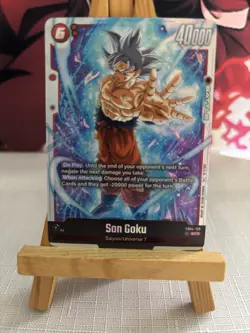 Son Goku FB04-129 Ultra Limit Secret Rare - Dragon Ball Super Card Fusion World - Image 1