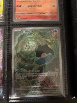 Clamperl 195/182 NM Holo Full Art Illustration Rare Pokemon Card TCG English - Image 1