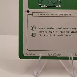 1st Edition Pokederp Minonion - Ivysaur 8/25 First Print Custom Derpy Card - Image 3