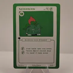 1st Edition Pokederp Minonion - Ivysaur 8/25 First Print Custom Derpy Card - Image 7