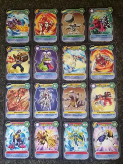 Vintage 1st ed Digimon D-tector Card Lot 17 cards no dups with Blackwargreymon - Image 2