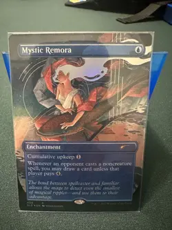 NM+ FOIL MTG Mystic Remora Borderless Secret Lair #406 Magic Card - Image 1