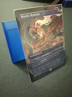 NM+ FOIL MTG Mystic Remora Borderless Secret Lair #406 Magic Card - Image 4