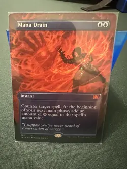 Mana Drain - Foil - Borderless NM, English MTG Double Masters 2022 - Image 1