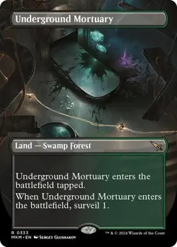🧙Underground Mortuary R 0333 Borderless MKM Murder at Karlov Manor MTG - Image 1