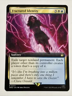 MTG Universes Beyond: Doctor Who Fractured Identity Extended Art 0477 NM Rare - Image 1