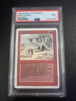 MTG Magic the Gathering Revised Rock Hydra PSA MINT 9 - Image 1