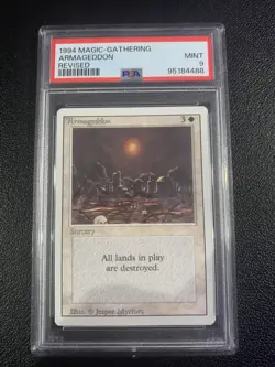MTG Magic the Gathering Revised Armageddon PSA MINT 9 - Image 1