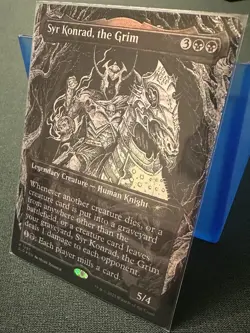 MTG English Syr Konrad, the Grim NM Foil Secret Lair - Image 3