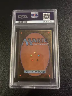 MTG Magic the Gathering Revised Contract from Below PSA GEM MINT 10 - Image 2