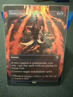 Fierce Guardianship NM FOIL (Borderless) Commander Masters MTG - Image 1