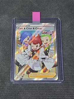 Pokemon Fusion Strike "Chili & Cilan & Cress" 258/264 / Ultra Rare / Near Mint - Image 3