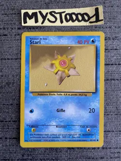 Carte Pokemon Stari 65/102 Set De Base Wizard Francais Occasion - Image 1