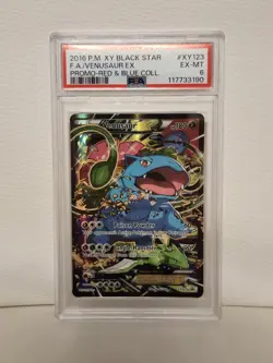 (AUS) 2018 Pokemon Black Star Promo Venusaur Ex XY123 PSA 6 - Image 1