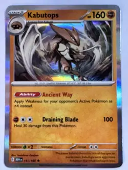 Kabutops - holo Rare - SV: Scarlet & Violet 151 141/165 - Near Mint Pokemon - Image 1