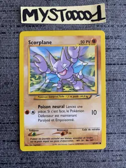 Carte Pokemon Scorplane 67/105 Neo Destiny Wizard Francais Occasion - Image 1